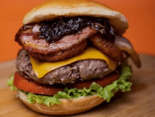 Combo Gourmet Bacon Especial Premium + Batata Frita + Coca+Cola 350ml